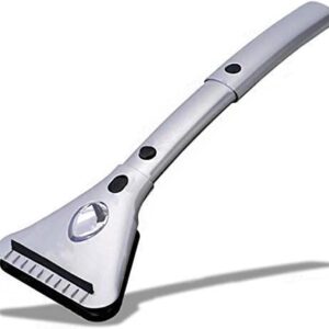 Heated Car Window Ice/Snow Scraper Extendable Auto Windshield Heated Scraper with LED Light,12V Electric Scraper Heating, Car Ice Scraper & Snow Removal Tool Christmas Gift Stocking Stuffer