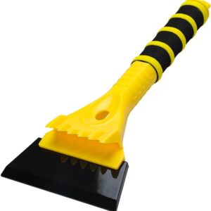 12.4" Ice Scraper for Car Windshield Snow Frost Ice Removal Tool Snow Scraper with Foam Handle for Cars Trucks Window