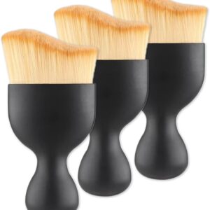 Car Interior Detailing Brush, Auto Interior Soft Hair Removal Brush,Car Brush, Car Cleaning Brush Interior Soft Bristles Detailing Brush Dusting Tool for Car,Home,Office,Computer,Keyboard (3PCS)