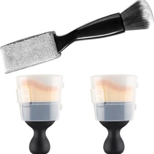 Car Interior Detail Dust Brush, 3PCS car Cleaning Brush, Soft Car Interior Detailing Kit Tools - Professional Auto Detailing Brushes for Car Interior, Air Vents, Computer, Keyboard